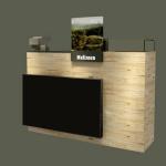 Exqusite Modern Reception Counter Design For Ofiice