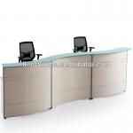 Curved Reciption table In Different Options-0236