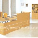 reception desk with modern design