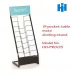 metal magazine rack/display rack/metal display stand-HH-PR003