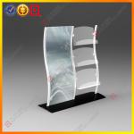 2014 fashion new design beautiful acrylic magazine racks