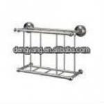 European Style Polished Brass Magazine Rack-