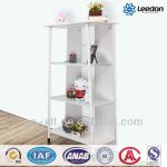 Leedon LD-509 Modern Metal and Glass Bookshelf