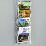 Acrylic Clear Wall Mount Magazine Rack (OS-F-080)