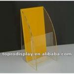 Clear acrylic books holder for office-TPL-188