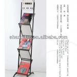 Magazine holder metal information holder magazine stand