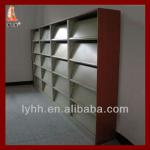 Free Standing Wood Board and Steel Foldable Magazine Rack Retail-HH-MR007
