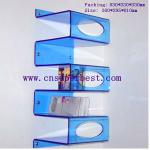 new design wall mounted PMMA acrylic magazine rack