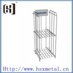 floor metal wire magazine rack HSX-1901-HSX-1901