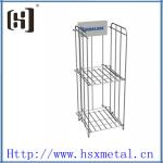 floor metal wire magazine rack HSX-1901