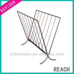 Metal wire magazine rack for home ornament