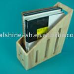 wooden magazine holder