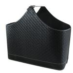 Faux Leather Book Holder Gift Storage PU Magazine Basket-09A1683