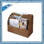 rattan office stand commercial magazine rack