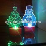acrylic Christmas tree candle holder as christmas gifts or display-QCY-CD-007