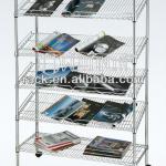 2013 NEW Style Floor Metal Magazine Rack