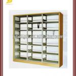 Metal Libraty Double Column Bookcase For School