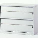 Steel 2 Tiers Used For Office Cabinet Storage