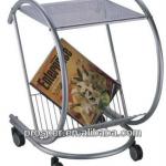 metal magazine rack