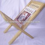 wooden library magazine rack