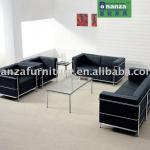 Modern office reception sofa 810# in leather
