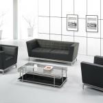 Leather office sofa set