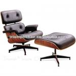 Eaems Lounge Chair wth footrest /chesterfield leather sofa/ Corbusier Chaise Loungue With Ottoman