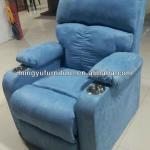 Fabric recliner sofa