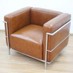 Le Corbusier LC3 armchair and sofa