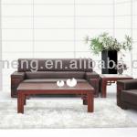 1+1+3 PU leather wooden frame office sofa F5937