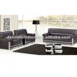 leather sofa with metal frame 2012 new Leather Sofa-GK-085