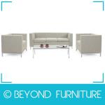Off-white Modern Metal Sectional Office Sofa
