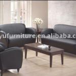 Leather office sofa