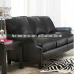 French style pine wood chesterfield leather sofa-SF-2847