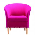 Elegant design office single fabric sofa with armrest (RX-HT-811)