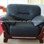 black leather sofa set