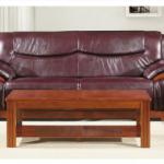 MODERN GENUINE LEATHER HIGH QUALITY OFFICE SOFA-LZ-S090
