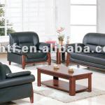 High quality leather office sofa
