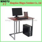 Toughened glass computer table