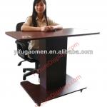 adjustable height wooden laptop tables stand