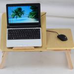 Yiwu stock folding bed table laptop table on bed small wood tables-HX-W7-B1