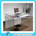 hot selling acrylic office table transparent plexiglass perspex laptop desk table