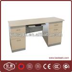 commercial use huadu brand new year hot selling Metal executive desk for sale(side drawers)