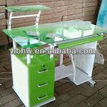 modern tempered glass computer desk with low price