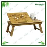 Bamboo foldable laptop computer table