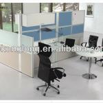 OEM melamine l-shaped office partition table /office workstation partition