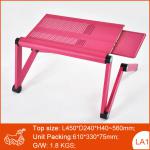Excellent Function Adjustable Laptop Desk/Angle Adjustable Laptop Table-LA1