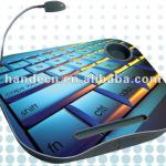 Laptop cushion tray with colorful design