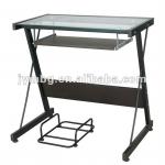 hot ! Simple tempered glasses computer and study table in home