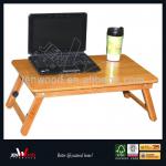 Hot sales bamboo folding laptop desk notebook desk
